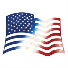  Stainless Steel American Flag