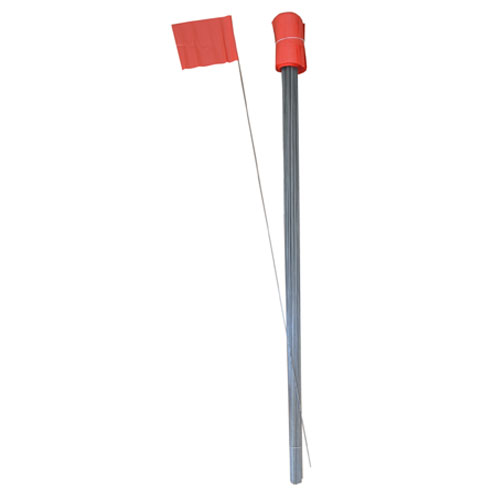 100 - 4" x 5" Red Flags