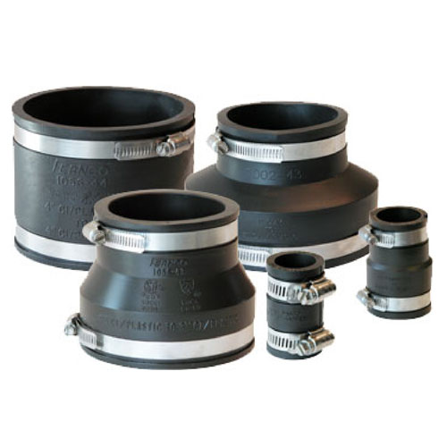 8" x 8" Clay-PVC Flex Coupler