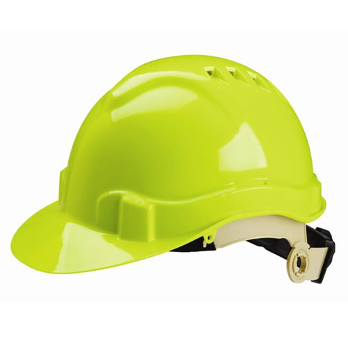 Hard Hats HiViz Yellow Hard Hat Agri Drain