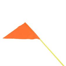 Fl. Orange Intake Marker Flag & Rod—Bundle of 25