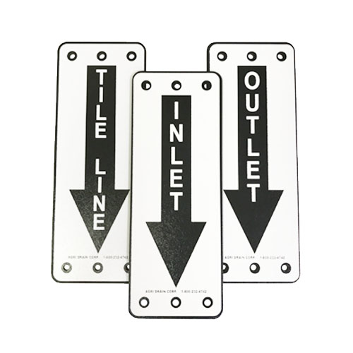 Tile Marker Signs