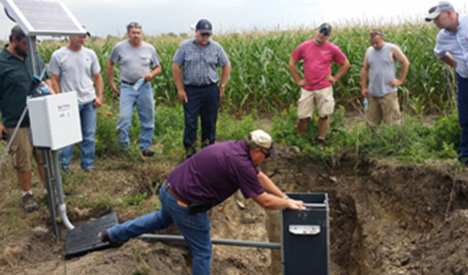 Drainage Water Management Field Day in Elkton, MI.