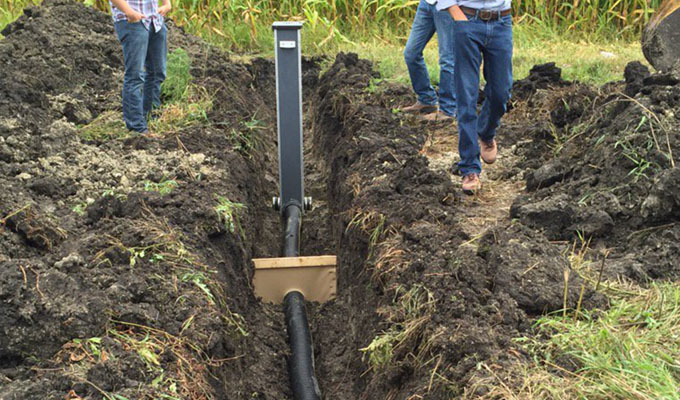 Saturated Buffer Installation near Perry, IA.